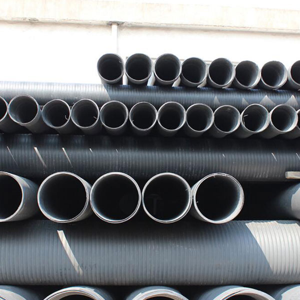 驗收高密度聚乙烯克拉管現場